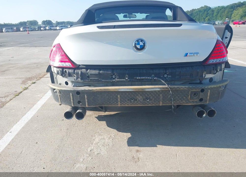 2008 BMW M6 VIN: WBSEK93578CY79995