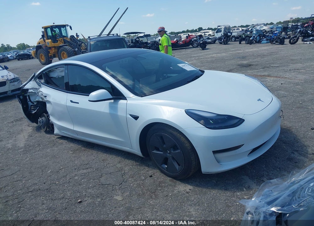 2022 TESLA MODEL 3 REAR-WHEEL DRIVE VIN: 5YJ3E1EAXNF360164