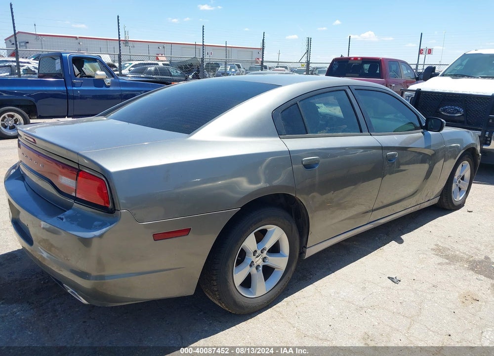2012 DODGE CHARGER SE VIN: 2C3CDXBG2CH119080