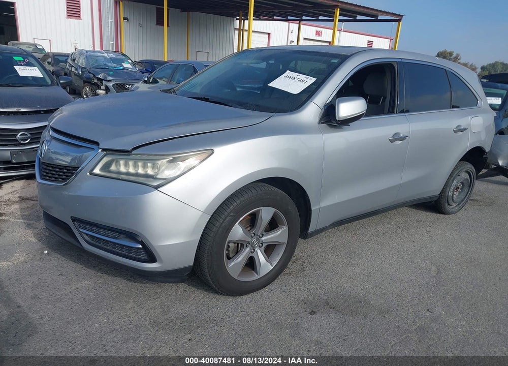 2015 ACURA MDX VIN: 5FRYD3H21FB011712