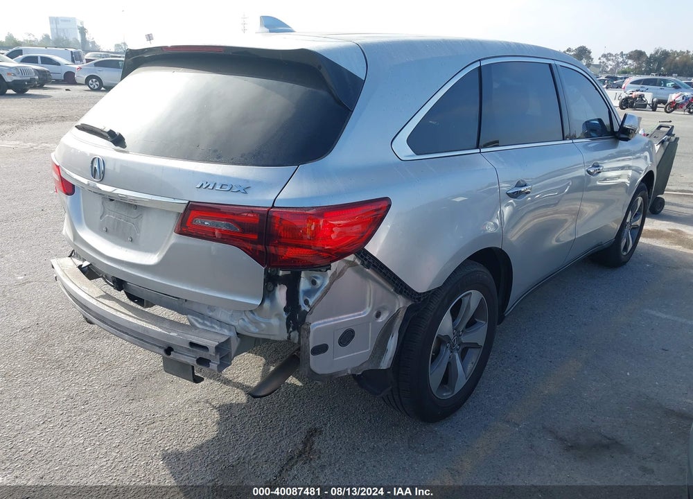 2015 ACURA MDX VIN: 5FRYD3H21FB011712