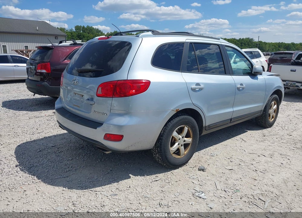 2007 HYUNDAI SANTA FE GLS VIN: 5NMSG13D27H085426