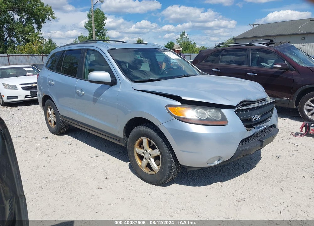 2007 HYUNDAI SANTA FE GLS VIN: 5NMSG13D27H085426