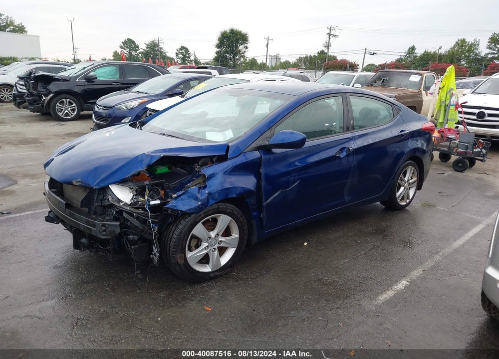 2013 HYUNDAI ELANTRA GLS VIN: KMHDH4AE6DU507586