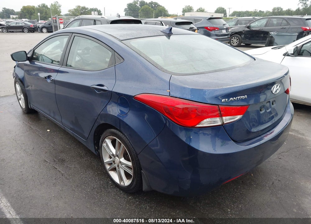 2013 HYUNDAI ELANTRA GLS VIN: KMHDH4AE6DU507586