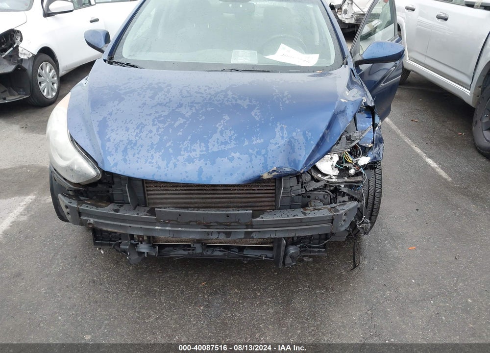 2013 HYUNDAI ELANTRA GLS VIN: KMHDH4AE6DU507586