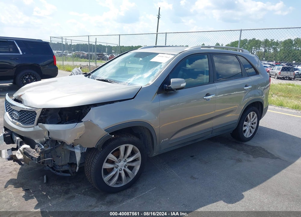 2011 KIA SORENTO EX V6 VIN: 5XYKUDA29BG124169