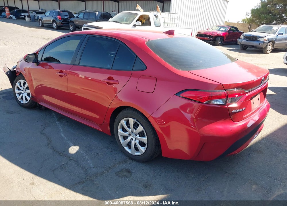 2021 TOYOTA COROLLA LE VIN: 5YFEPMAE7MP165624