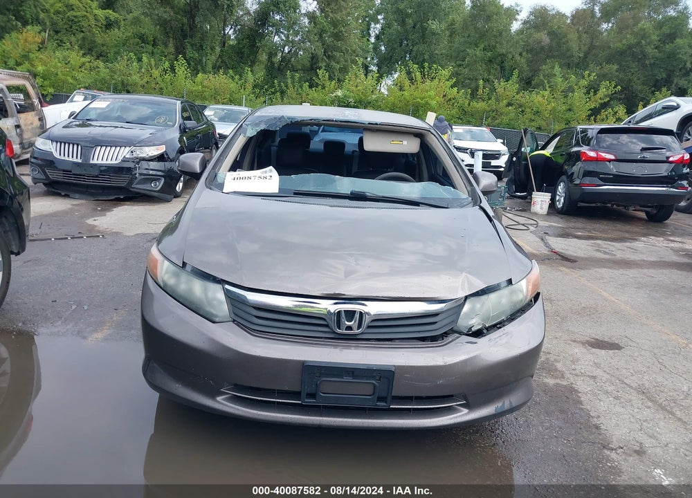 2012 HONDA CIVIC LX VIN: 2HGFB2F56CH582948