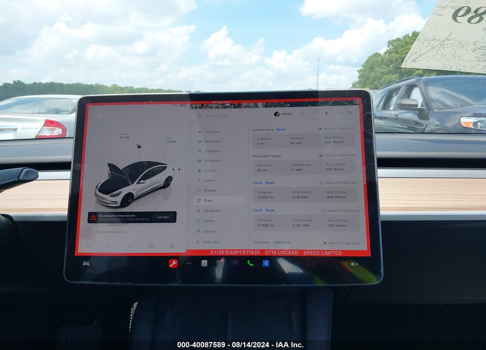 2023 TESLA MODEL 3 REAR-WHEEL DRIVE VIN: 5YJ3E1EA8PF671935