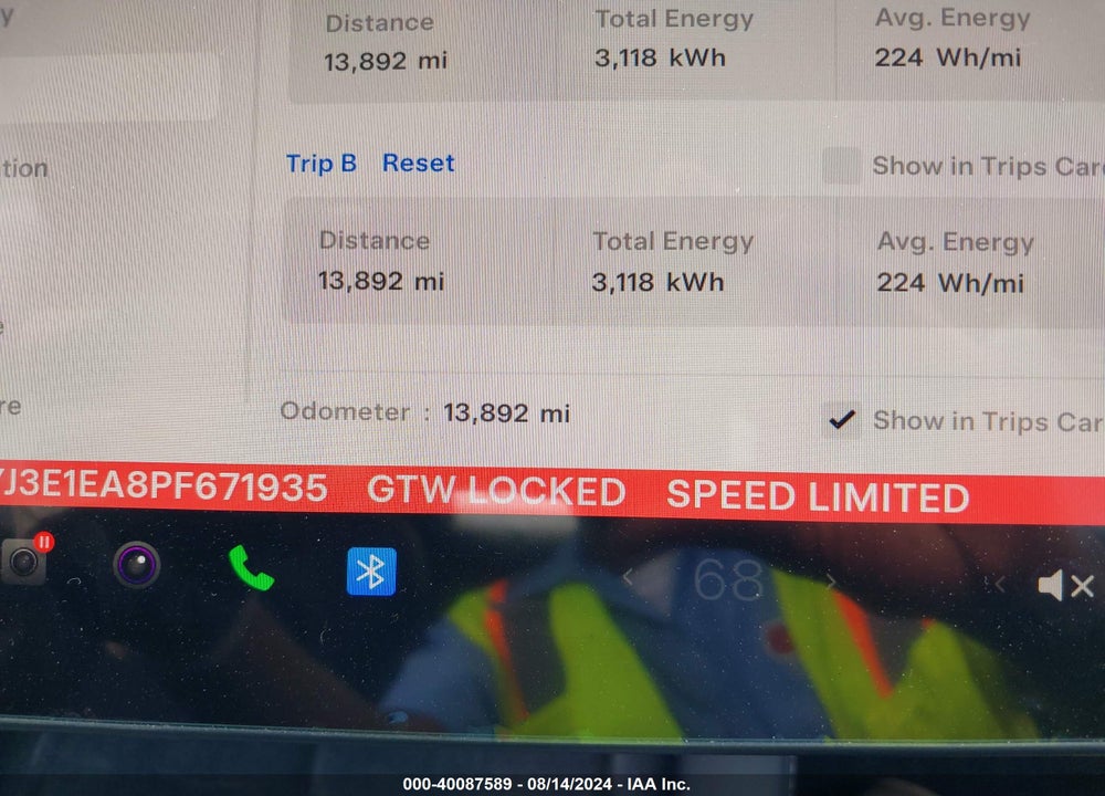 2023 TESLA MODEL 3 REAR-WHEEL DRIVE VIN: 5YJ3E1EA8PF671935