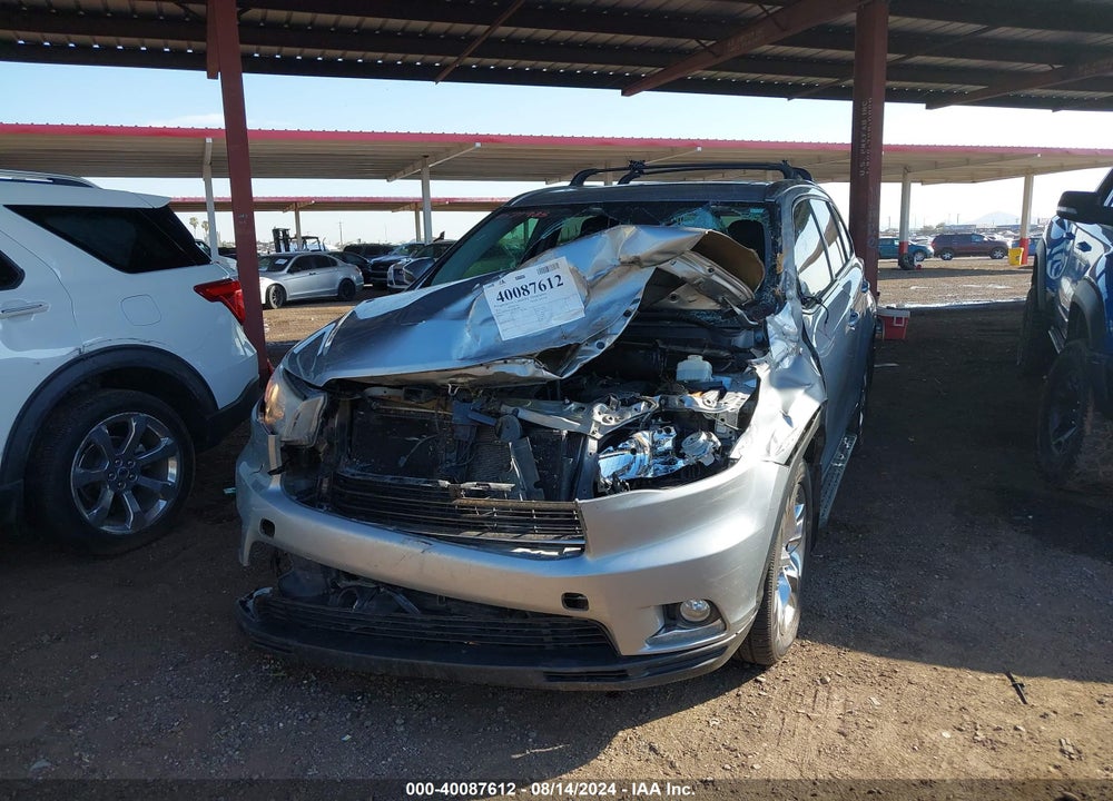 2015 TOYOTA HIGHLANDER LIMITED V6 VIN: 5TDDKRFH1FS071985