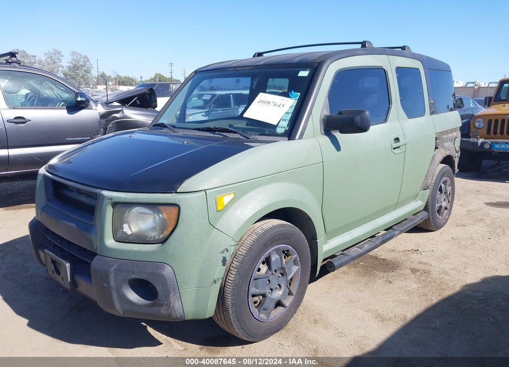 2007 HONDA ELEMENT LX VIN: 5J6YH18387L013047