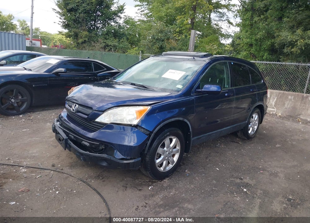 2007 HONDA CR-V EX-L VIN: JHLRE38747C000350