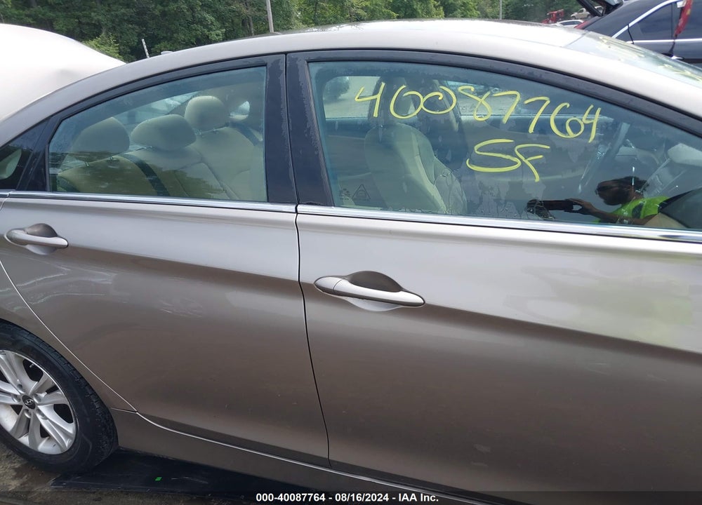 2014 HYUNDAI SONATA GLS VIN: 5NPEB4ACXEH909762