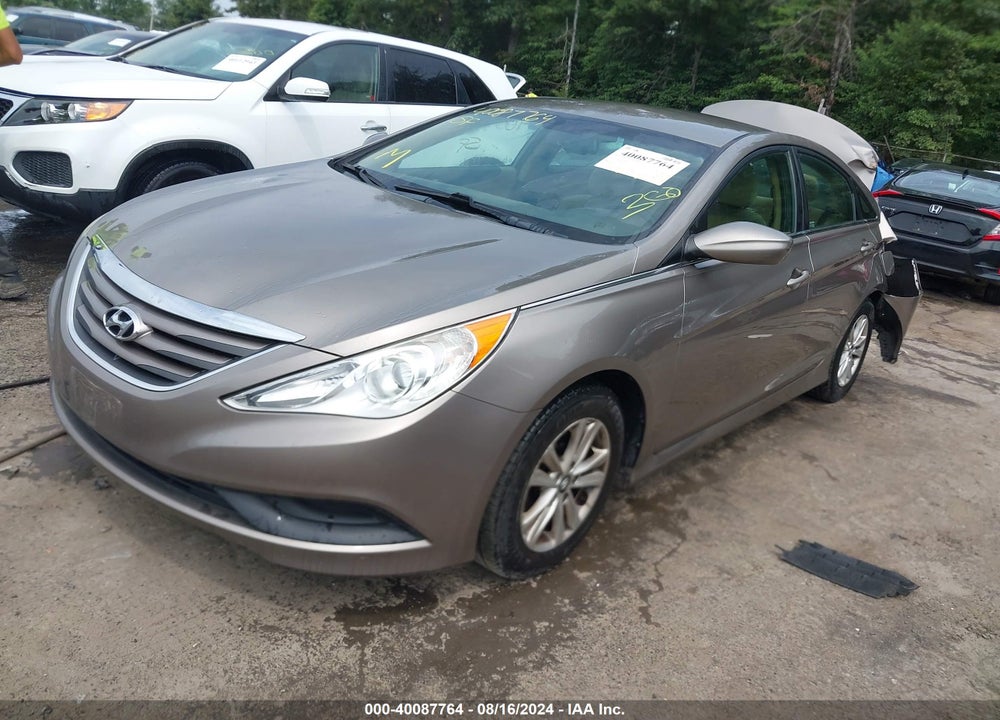 2014 HYUNDAI SONATA GLS VIN: 5NPEB4ACXEH909762