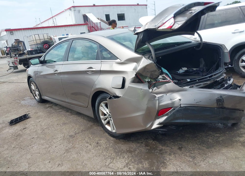 2014 HYUNDAI SONATA GLS VIN: 5NPEB4ACXEH909762
