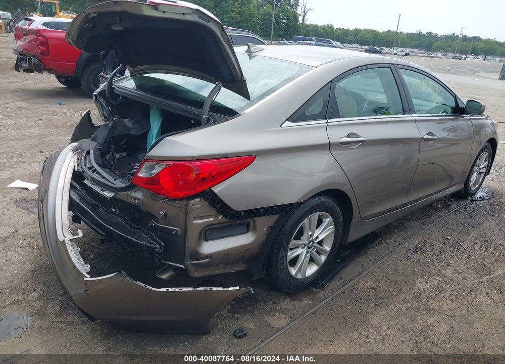 2014 HYUNDAI SONATA GLS VIN: 5NPEB4ACXEH909762