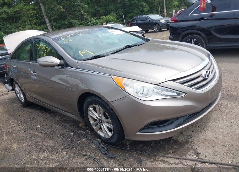 2014 HYUNDAI SONATA GLS VIN: 5NPEB4ACXEH909762