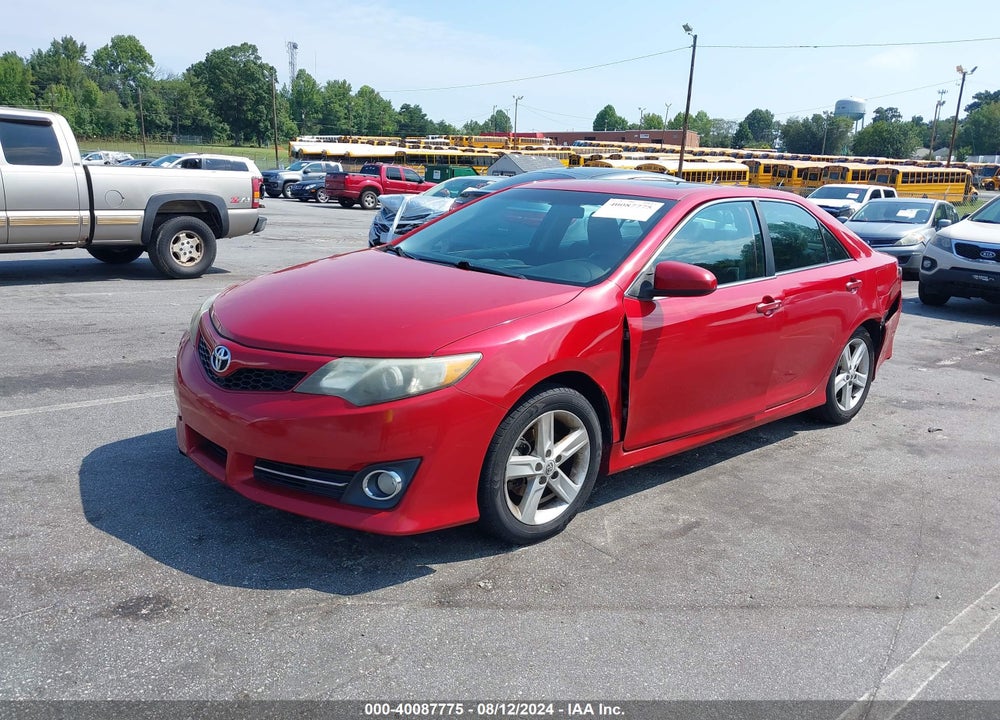 2012 TOYOTA CAMRY SE VIN: 4T1BF1FK8CU543871