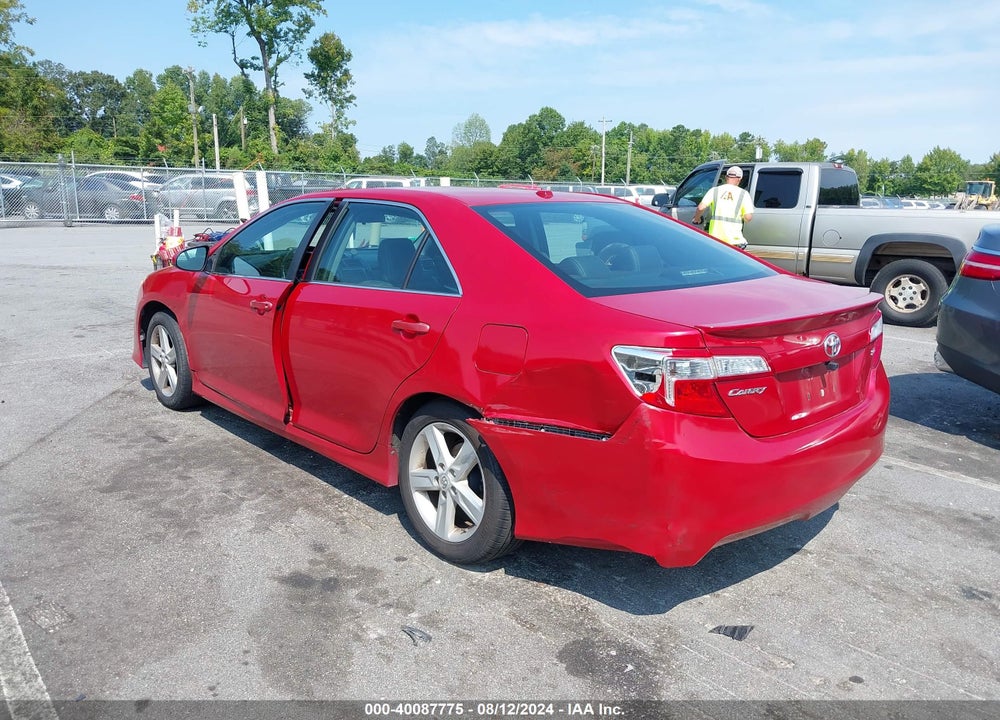 2012 TOYOTA CAMRY SE VIN: 4T1BF1FK8CU543871