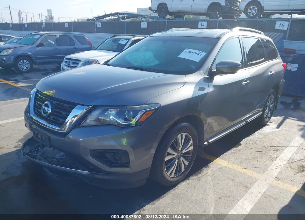 2017 NISSAN PATHFINDER S VIN: 5N1DR2MN1HC672440