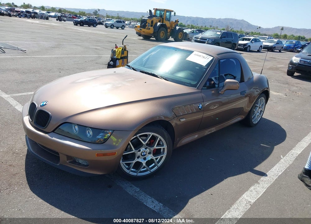 2000 BMW Z3 2.8L VIN: 4USCH3349YLF43179