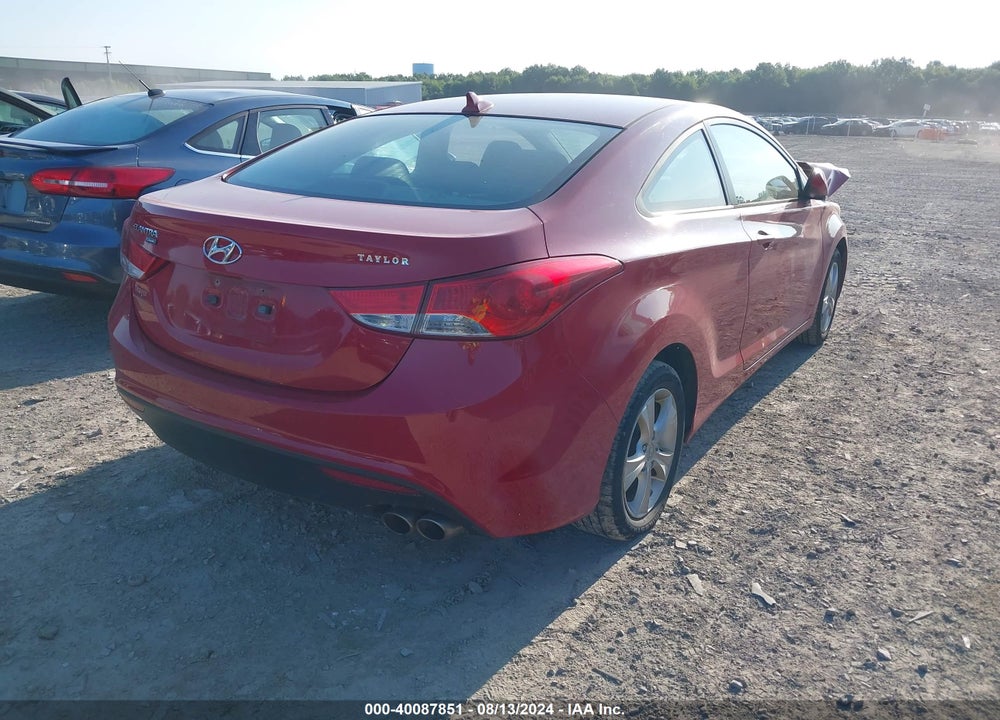 2013 HYUNDAI ELANTRA GS VIN: KMHDH6AE8DU015363