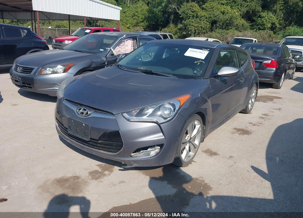 2014 HYUNDAI VELOSTER BASE W/BLACK VIN: KMHTC6ADXEU188658