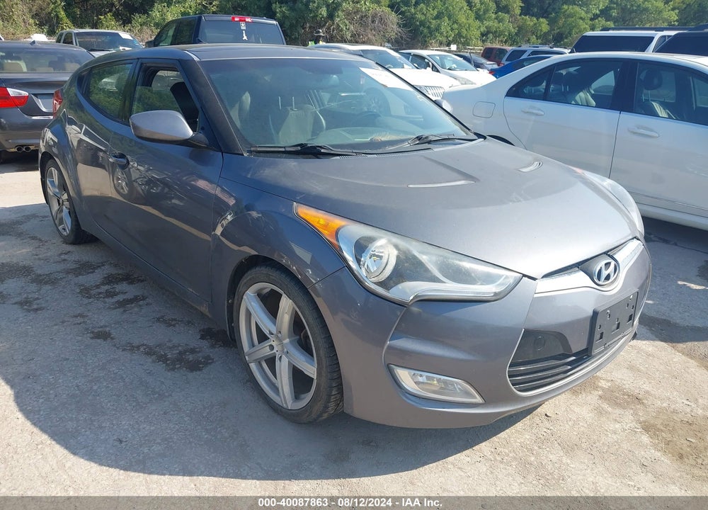 2014 HYUNDAI VELOSTER BASE W/BLACK VIN: KMHTC6ADXEU188658