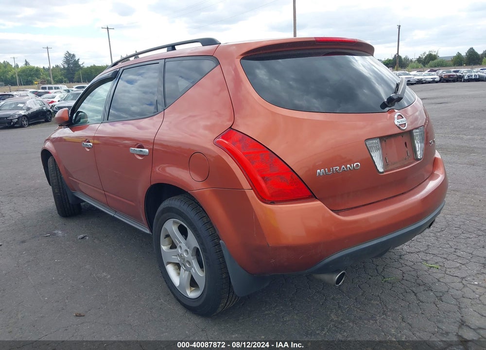 2004 NISSAN MURANO VIN: JN8AZ08W94W313266