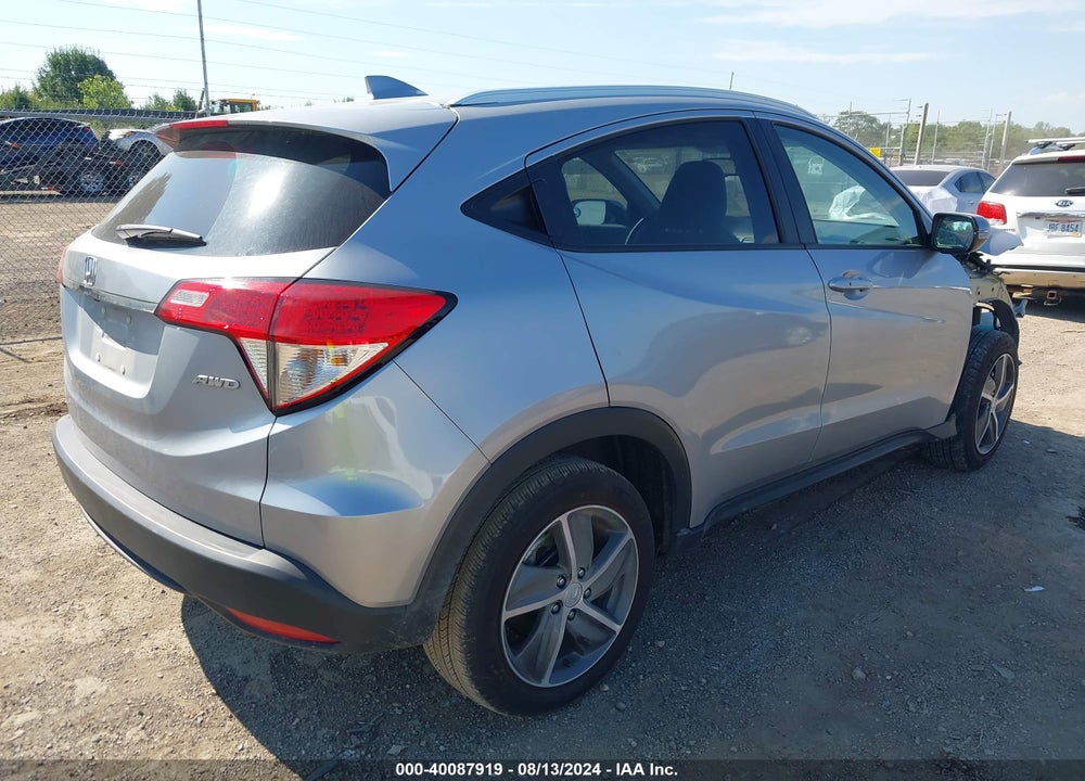 2022 HONDA HR-V AWD EX-L VIN: 3CZRU6H79NM705751