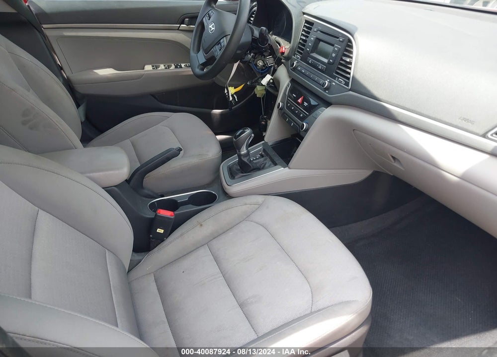 2017 HYUNDAI ELANTRA SE VIN: KMHD74LF9HU357732