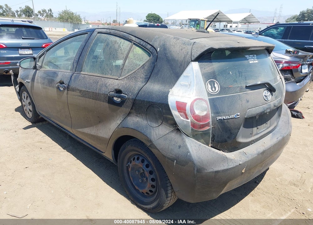 2012 TOYOTA PRIUS C THREE VIN: JTDKDTB39C1021384
