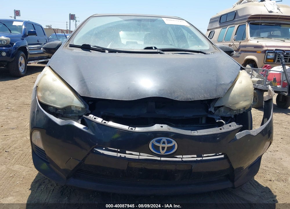 2012 TOYOTA PRIUS C THREE VIN: JTDKDTB39C1021384