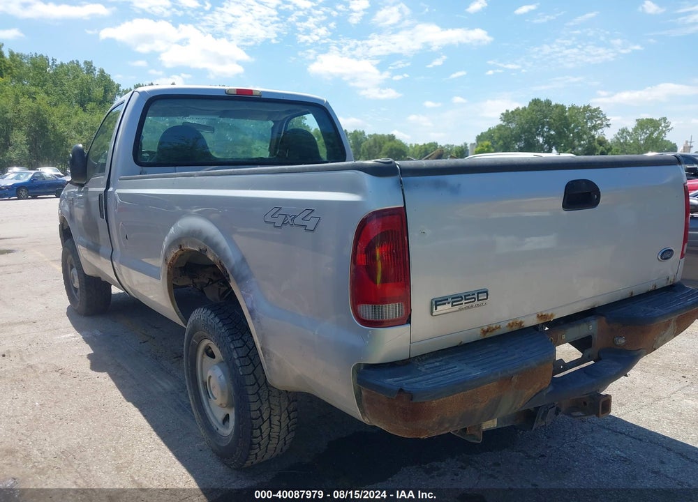 2005 FORD F-250 XL/XLT VIN: 1FTSF21Y25EB55991