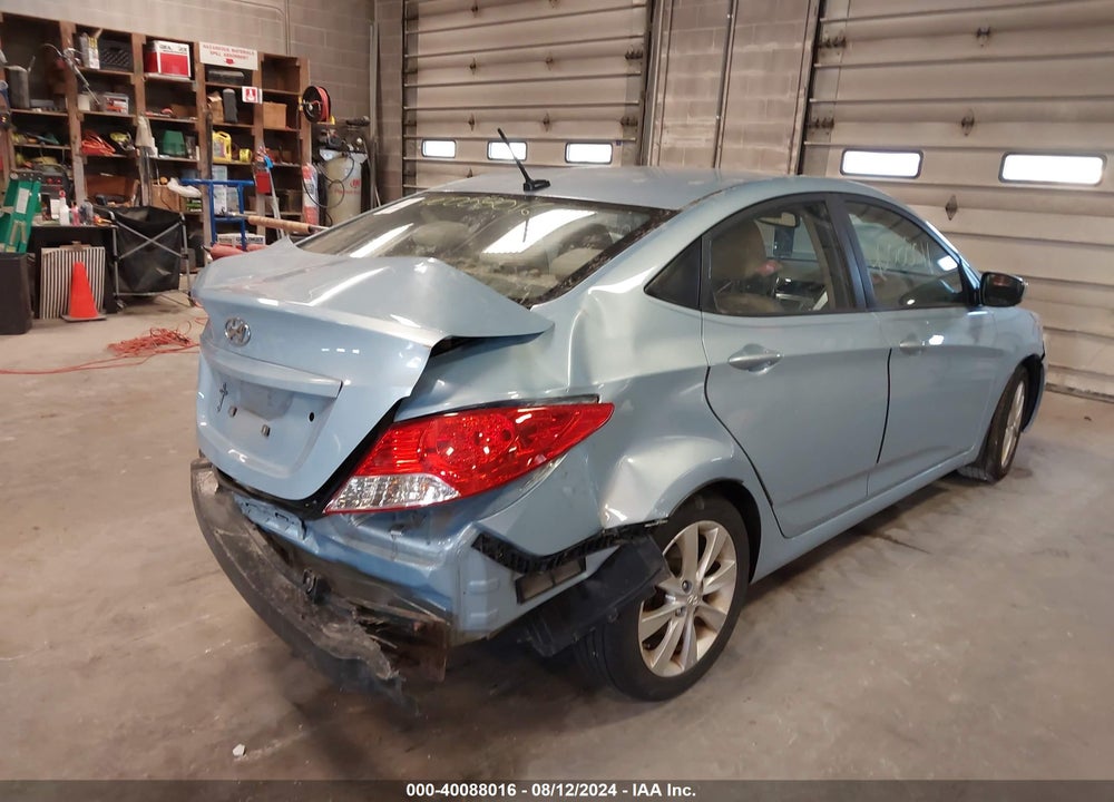 2013 HYUNDAI ACCENT VIN: KMHCU4AE5DU419412