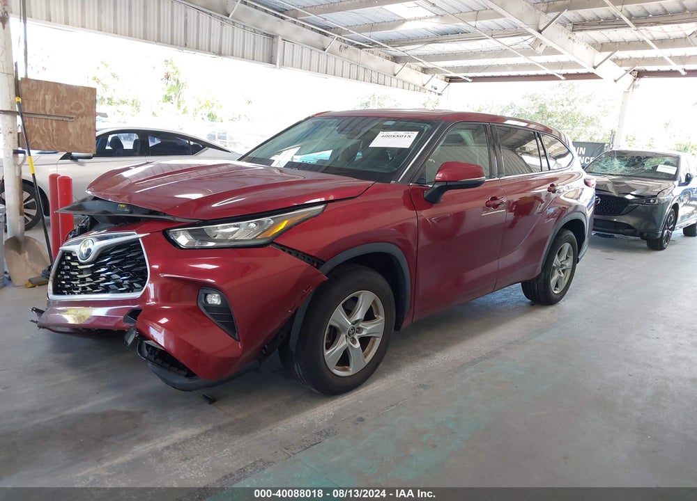 2020 TOYOTA HIGHLANDER LE VIN: 5TDZZRAHXLS506586