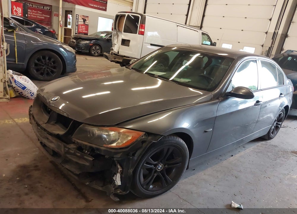 2008 BMW 328I VIN: WBAVA37518NL54014