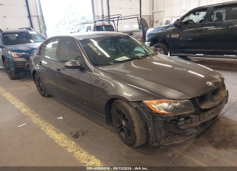 2008 BMW 328I VIN: WBAVA37518NL54014