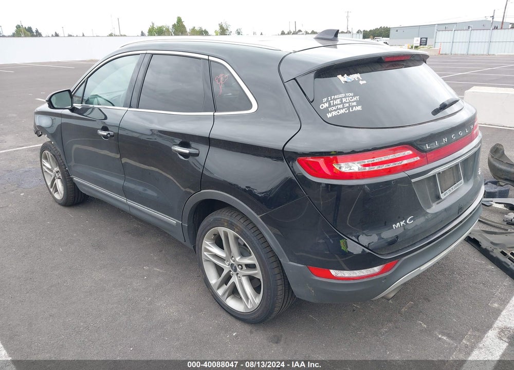 2019 LINCOLN MKC RESERVE VIN: 5LMTJ3DH3KUL39772