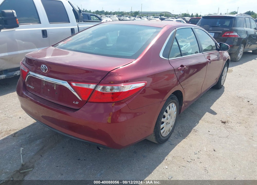 2016 TOYOTA CAMRY LE VIN: 4T1BF1FK0GU606855