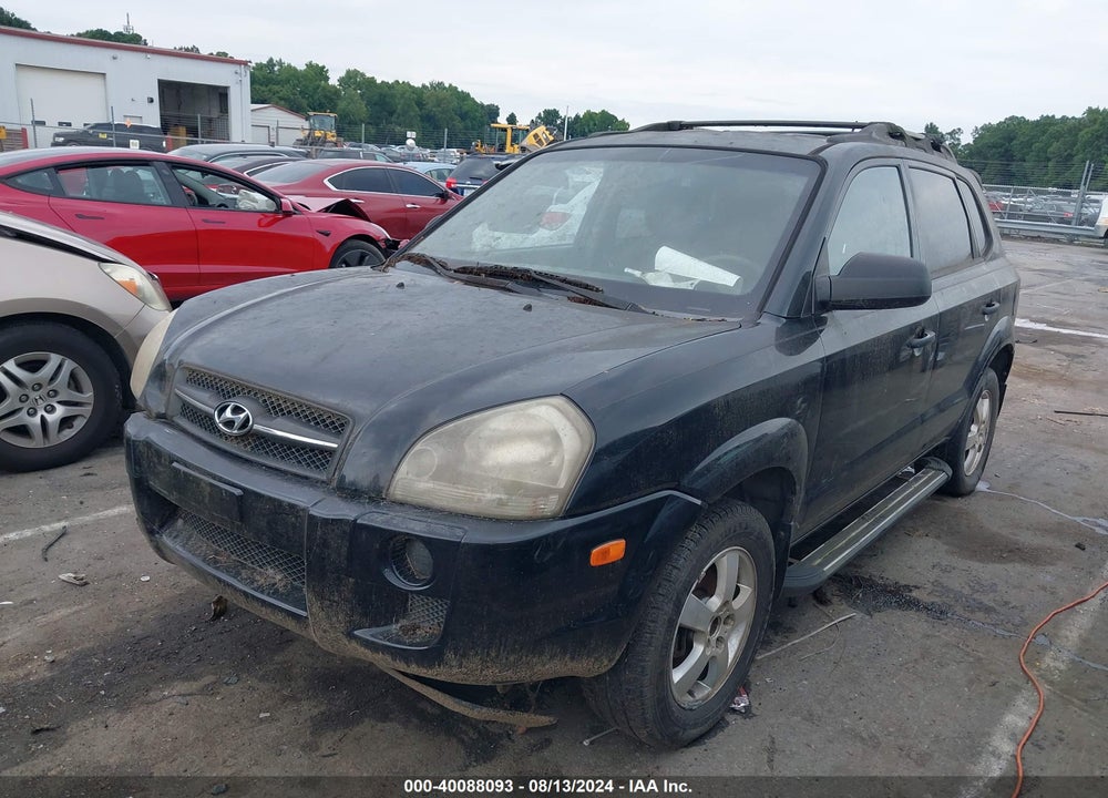 2008 HYUNDAI TUCSON GLS VIN: KM8JM12B88U860466
