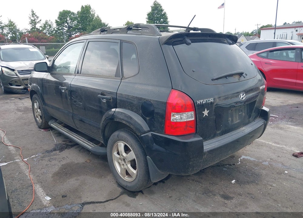 2008 HYUNDAI TUCSON GLS VIN: KM8JM12B88U860466