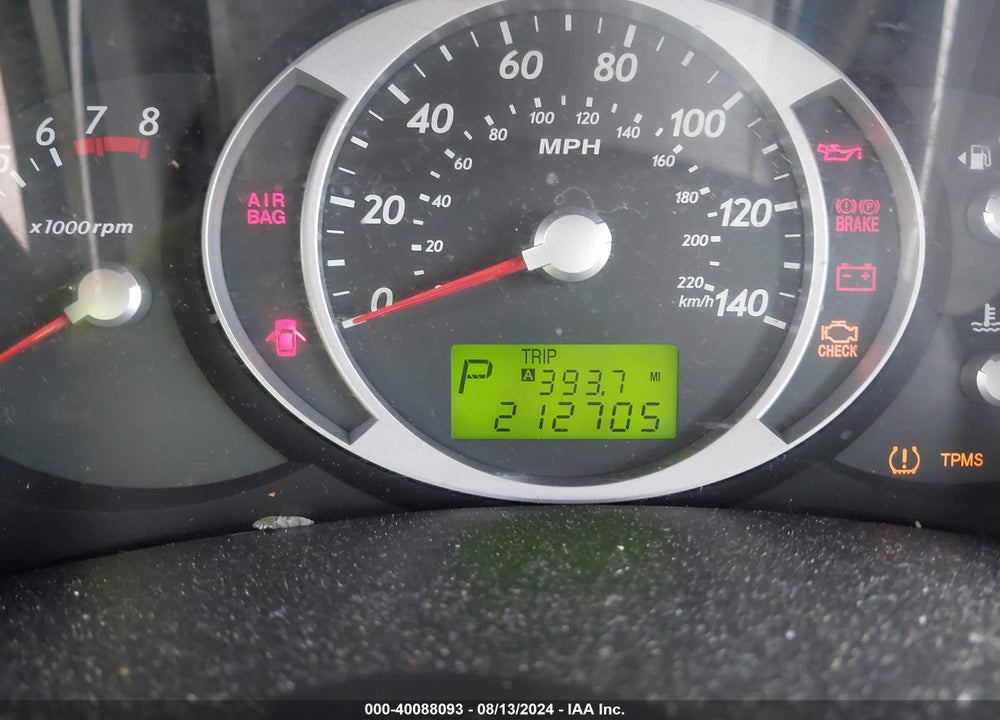 2008 HYUNDAI TUCSON GLS VIN: KM8JM12B88U860466