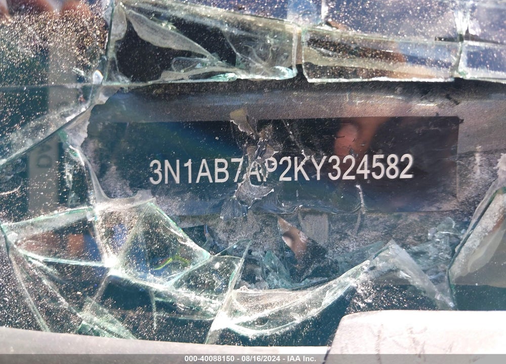 2019 NISSAN SENTRA S/SL/SR/SV VIN: 3N1AB7AP2KY324582