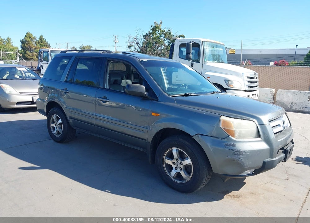 2007 HONDA PILOT EX-L VIN: 5FNYF18787B016161