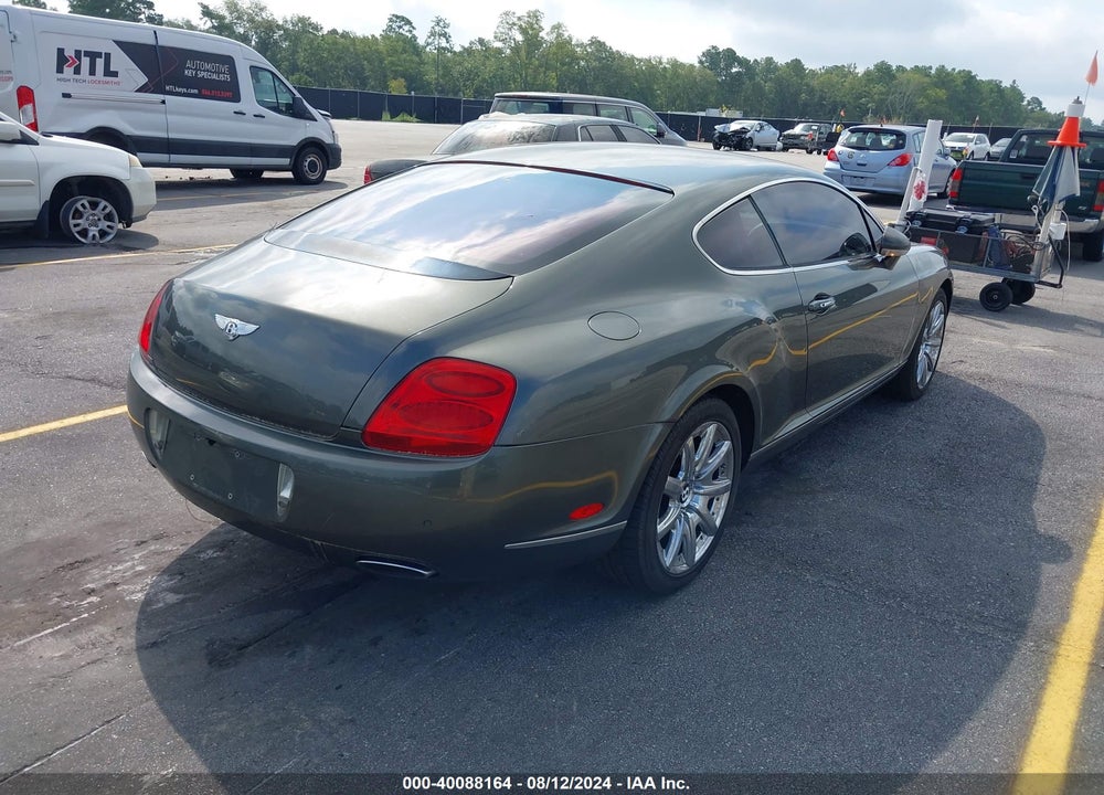2006 BENTLEY CONTINENTAL GT VIN: SCBCR63W96C038309