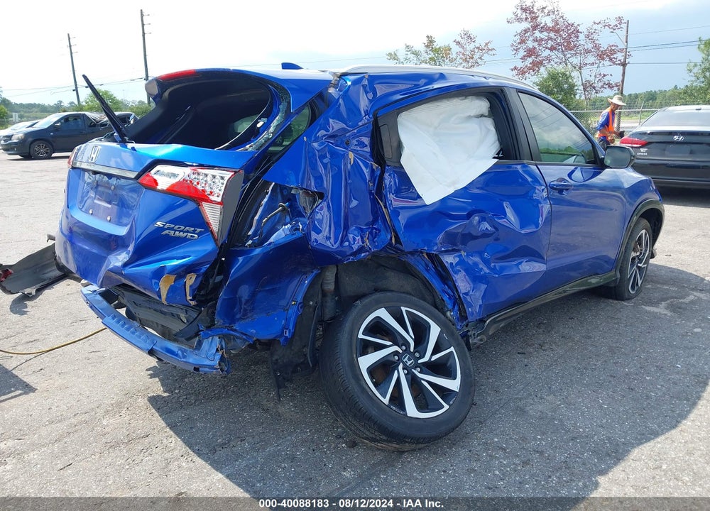 2019 HONDA HR-V SPORT VIN: 3CZRU6H12KG731887