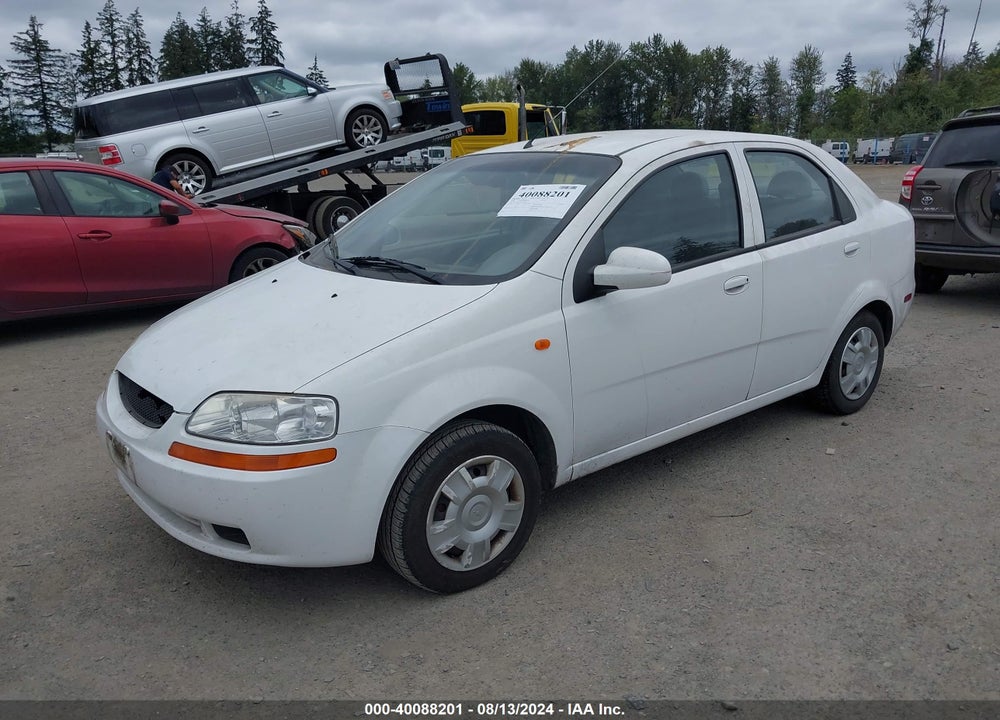 2004 CHEVROLET AVEO SPECIAL VALUE VIN: KL1TD52654B191884